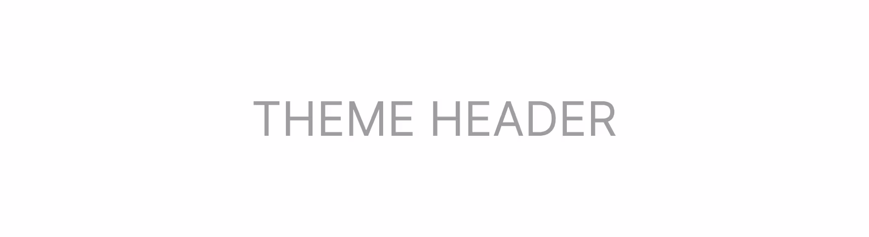 New Theme